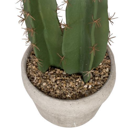 Artificial Cactus with Cement Planter, 36 inch - MyGift