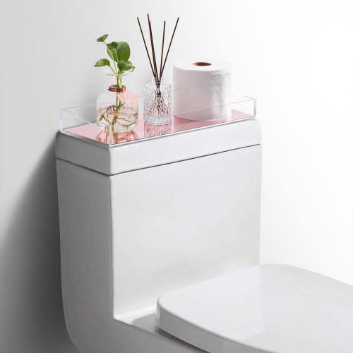 Rose Gold Acrylic Bathroom Storage Tray - MyGift