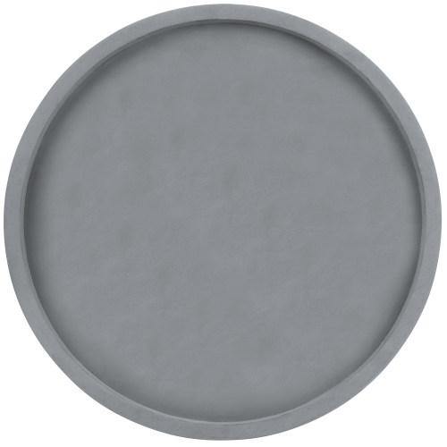 16 inch Cement Bathroom Vanity Tray, Dark Gray - MyGift