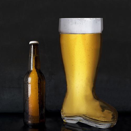 2 Liter Beer Boot Glass Set - Oktoberfest Beer Boots - Set of 2 - MyGift® - MyGift Enterprise LLC