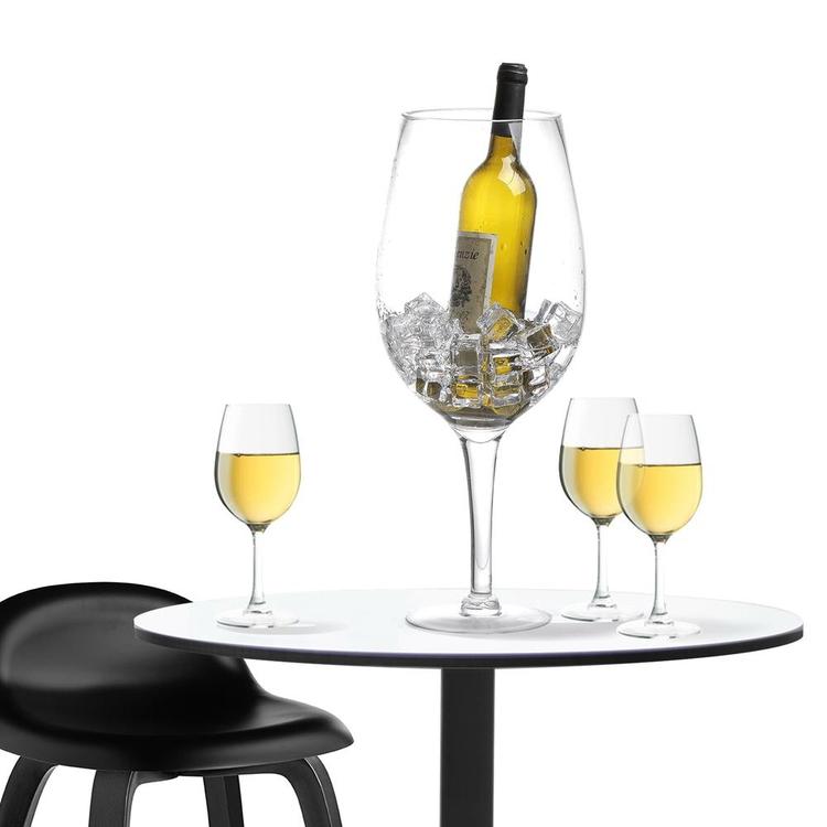 20 Inch Giant Clear Wine Glass Novelty Stemware / Champagne Magnum Chiller - MyGift Enterprise LLC