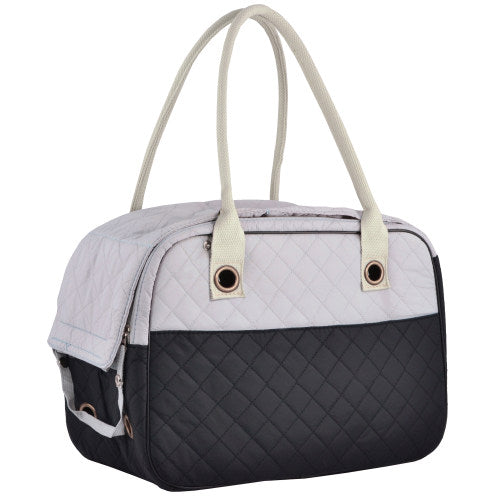 Quilted Soft Sided Travel Pet Carrier-MyGift