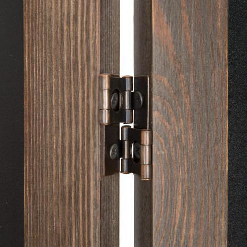 4-Panel Wood Room Divider with Chalkboard Panels - MyGift