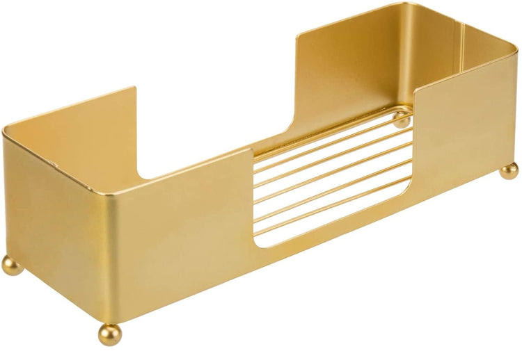 Brass Tone Metal Tabletop Commercial Paper Towel Holder Dispenser-MyGift