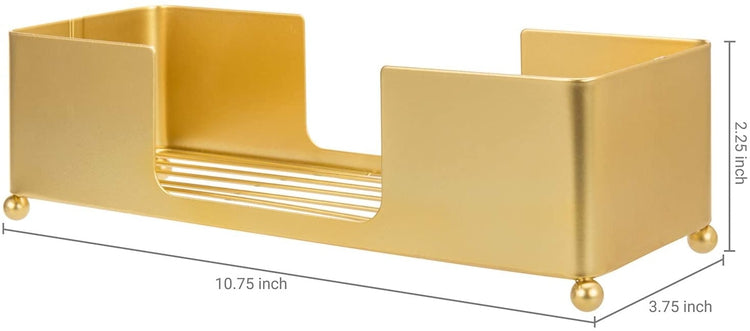 Brass Tone Metal Tabletop Commercial Paper Towel Holder Dispenser-MyGift