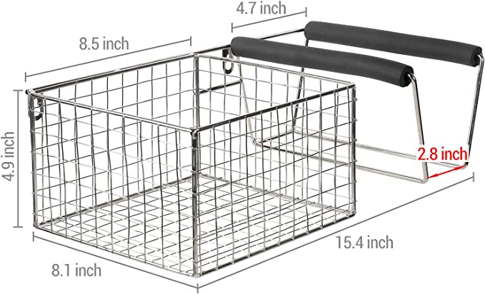 Hanging Tennis Balls and Racquet Sport Equipment Organizer, Basket and Rack for Tennis Racket and Ball Storage-MyGift