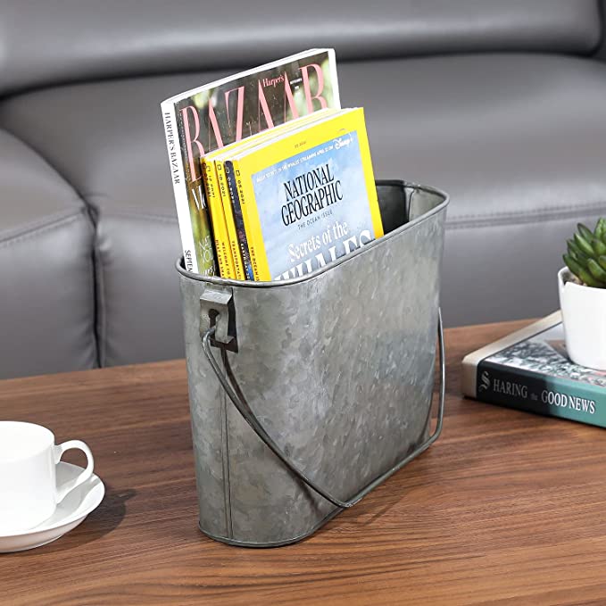 Wall mounted magazine online rack for bathroom