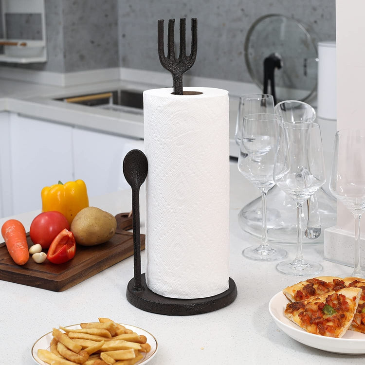 Elegant Iron Paper Towel Holders for Stylish Kitchens