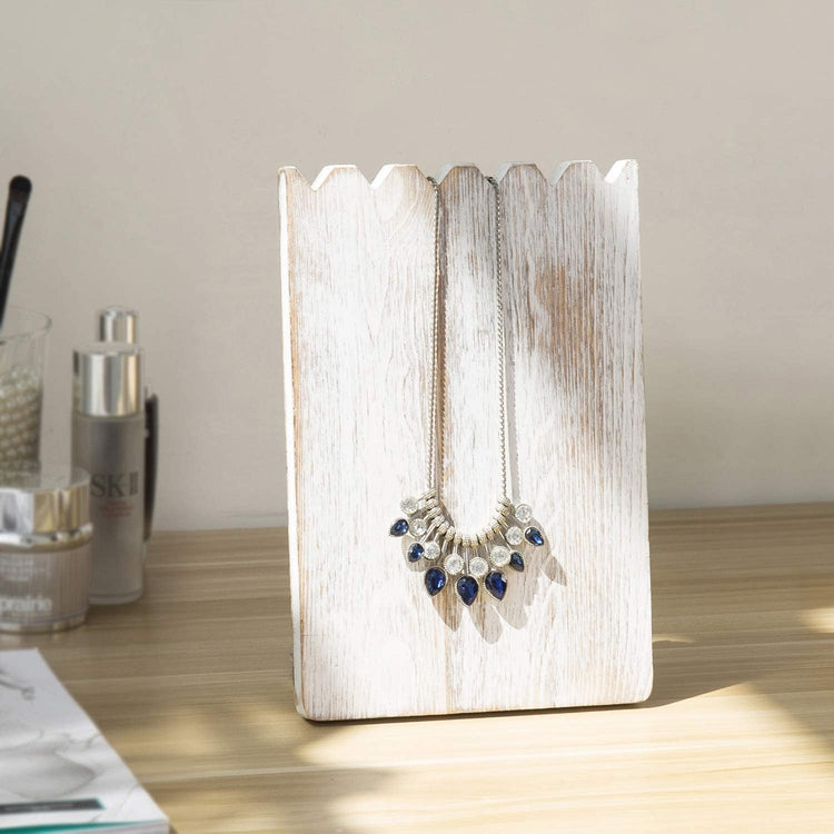 MyGift Silver Rotating Necklace Holder Bracelet Stand/Jewelry  Organizer/Jewelry Tree 