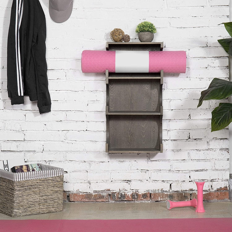 Wall Mounted Yoga Mat Rack