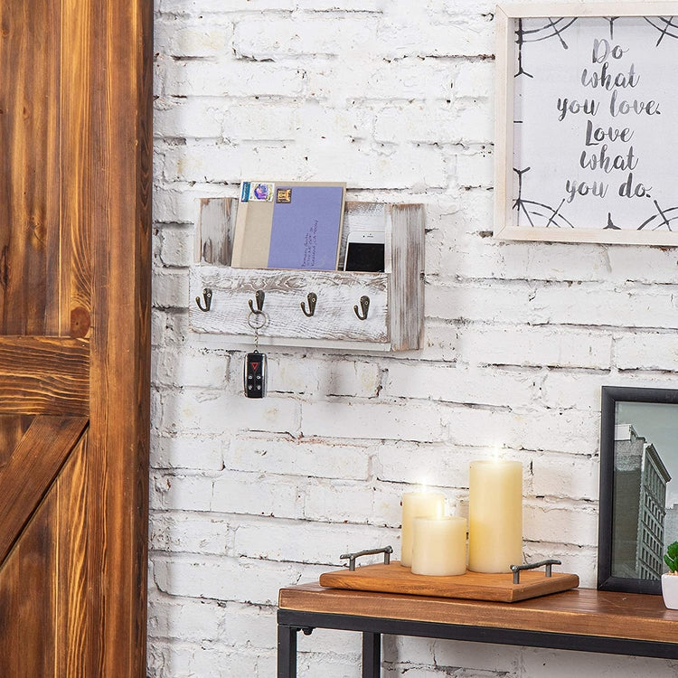 Key and letter holder for wall sales