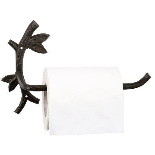 Cast Iron Branch Design Toilet Paper Holder-MyGift