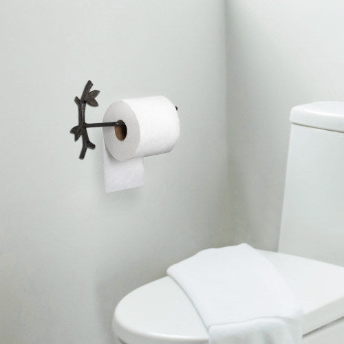 Cast Iron Branch Design Toilet Paper Holder
