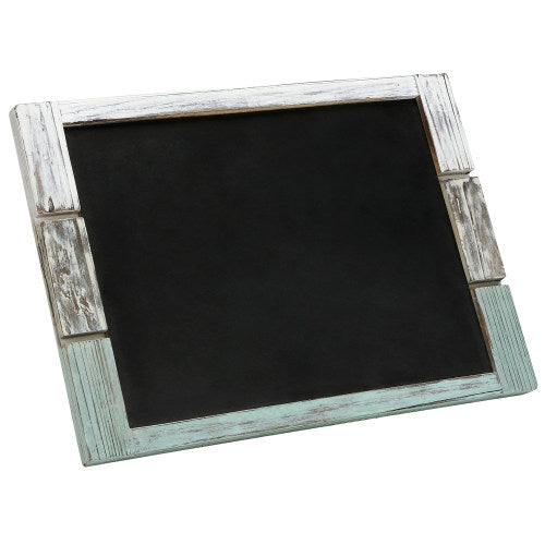 Rustic Multicolored Wood Chalkboard Menu Display Stand-MyGift