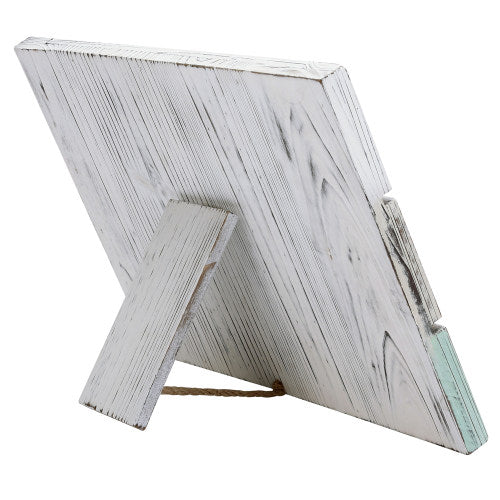 Rustic Multicolored Wood Chalkboard Menu Display Stand-MyGift