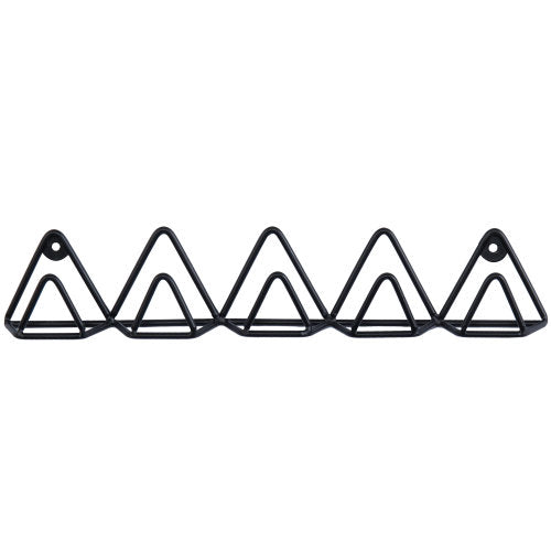 Modern Black Metal Wire Triangle Design Key Rack-MyGift