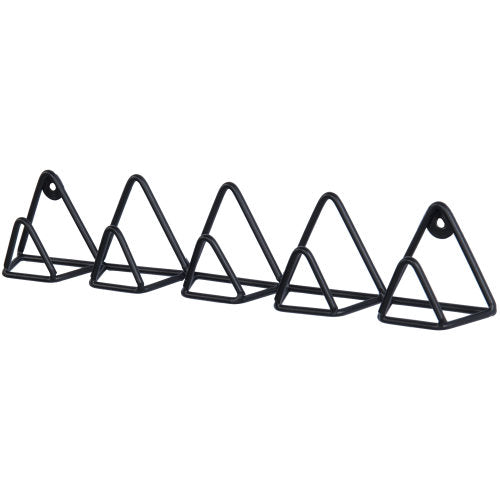 Modern Black Metal Wire Triangle Design Key Rack-MyGift