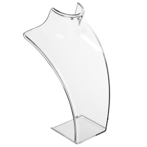 Clear Acrylic Jewelry Bust Stand