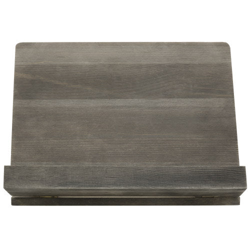 Vintage Gray Wood Folding Cookbook Stand-MyGift