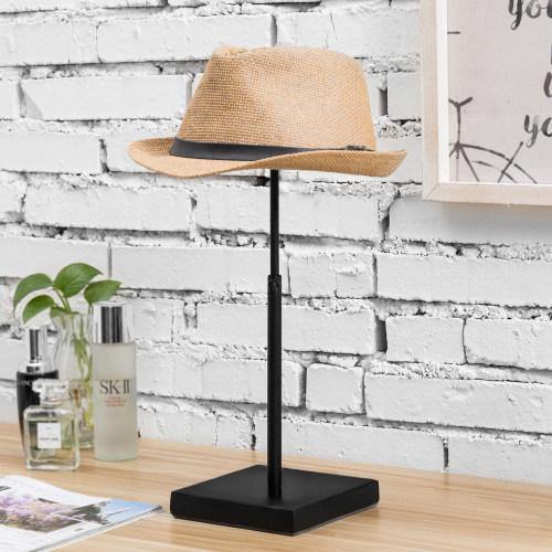 Adjustable Black Metal Hat & Wig Tabletop Display Stand - MyGift