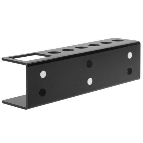6 Slot Black Acrylic Magnetic Dry Erase Marker Organizer - MyGift