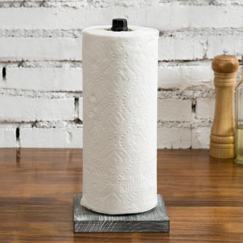 Marble Paper Towel Holder Kitchen Roll Stand Vertical Standing