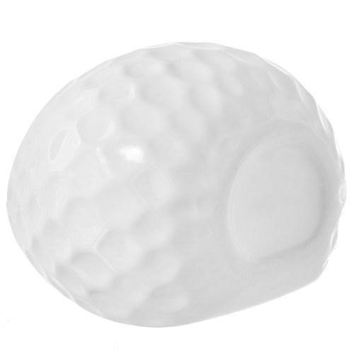 White Ceramic Golfball Design Hanging Mini Planter, Set of 3 - MyGift