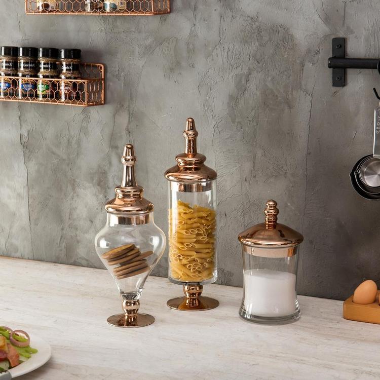 Glass discount decorative jars