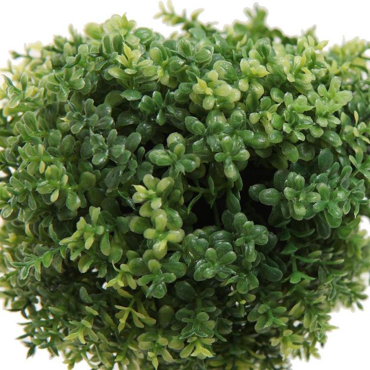 Artificial Boxwood Topiary Tabletop Trees, Set of 2 - MyGift