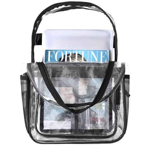 Clear Backpack with Black Trim