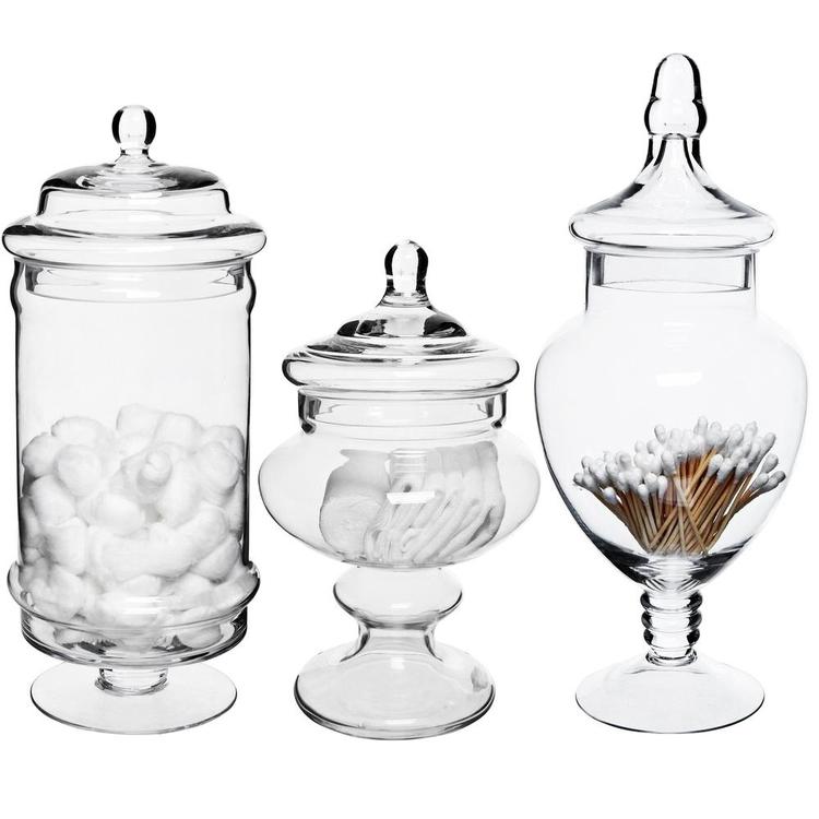 Deluxe Apothecary Jars Set of 3