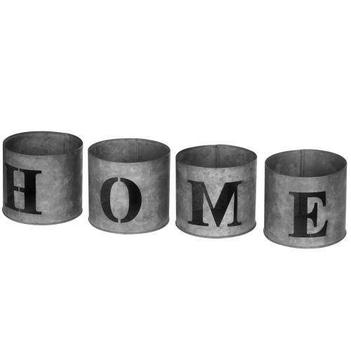 Galvanized Tealight Candle Holders HOME - MyGift