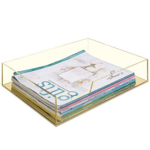 Gold Acrylic Desktop Tray - MyGift