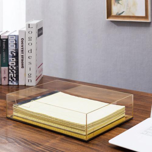 Gold Acrylic Desktop Tray - MyGift