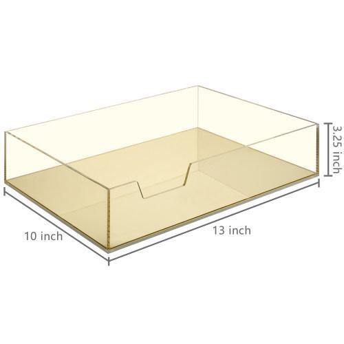 Gold Acrylic Desktop Tray - MyGift