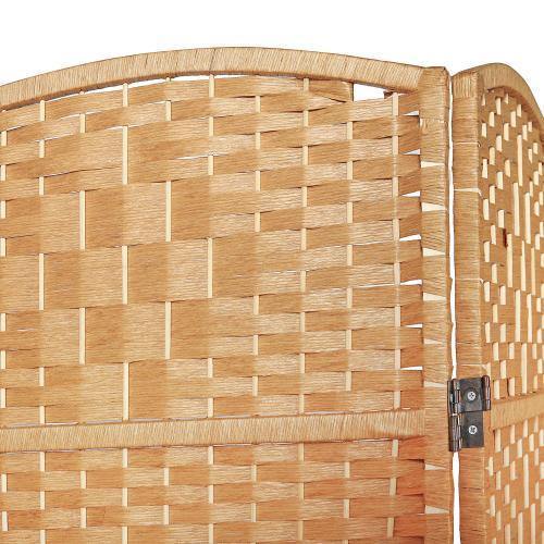 Handwoven Bamboo 5 Panel Room Divider - MyGift