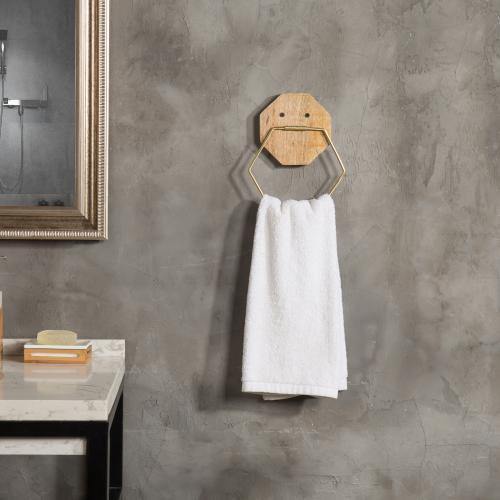 Hexagon towel ring online