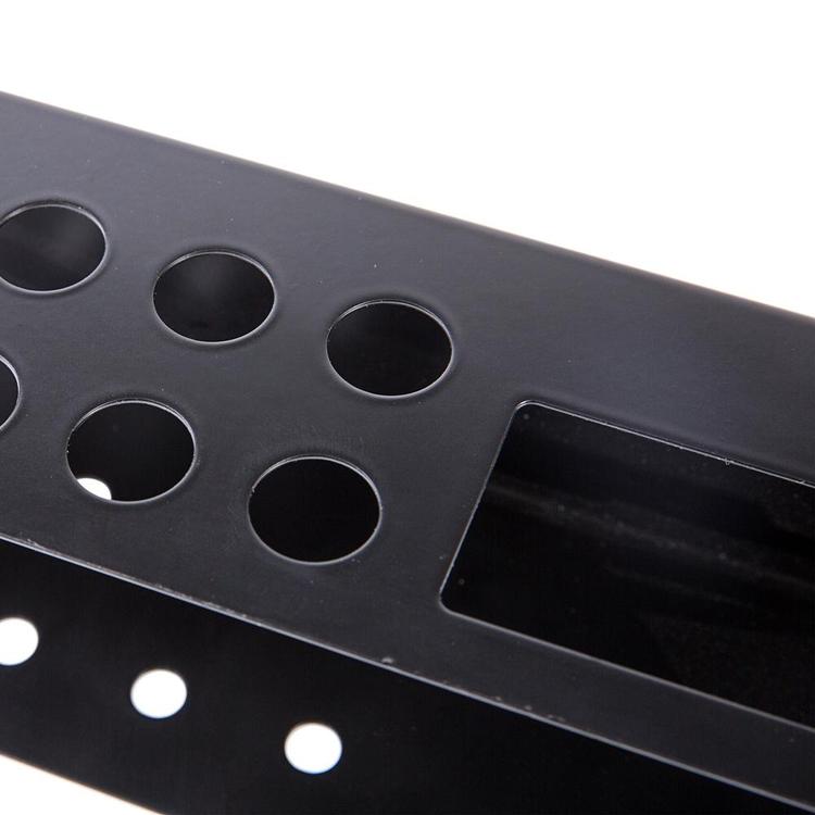 10-Slot Wall Mounted Metal Dry Erase Marker and Eraser Holder Rack, Black - MyGift Enterprise LLC