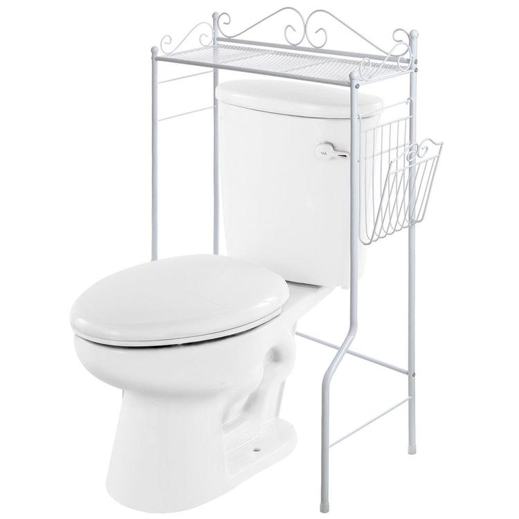 White Over-the-Toilet Space Saver