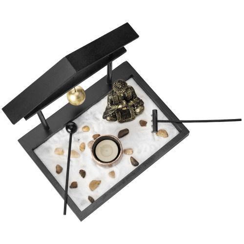 Mini Zen Sand Garden with Accessories and Tray - MyGift