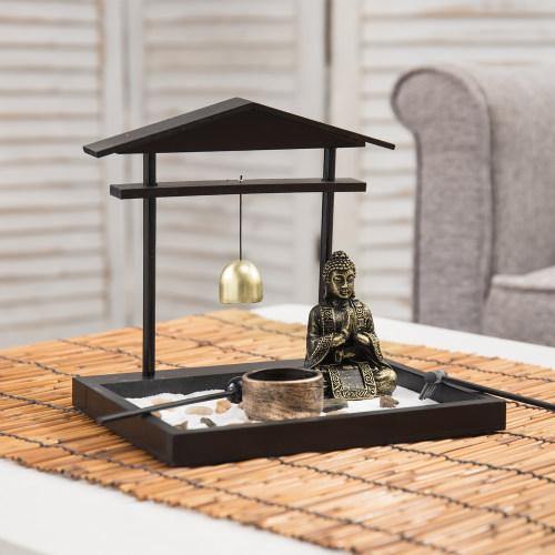 Mini Zen Sand Garden with Accessories and Tray - MyGift