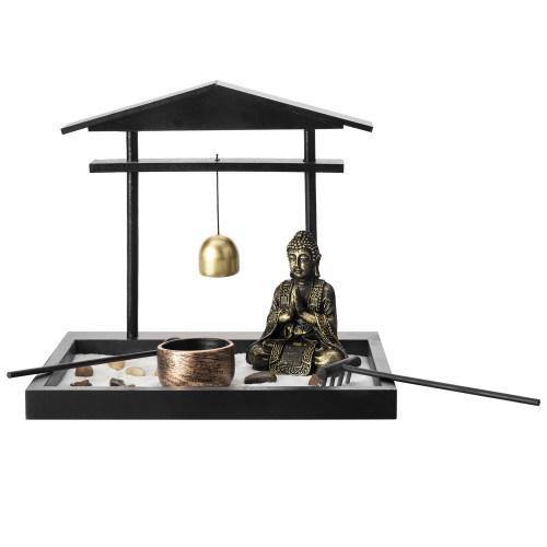 Mini Zen Sand Garden with Accessories and Tray - MyGift