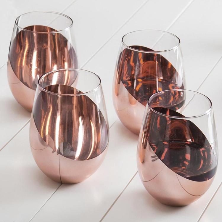 Wine Glasses, Unique Wine Glasses, Stemless Wine Glasses