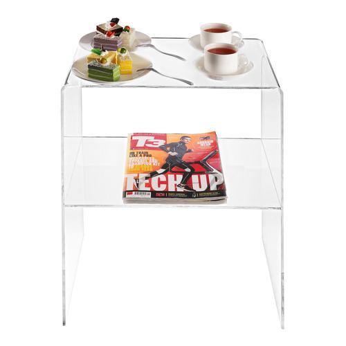 Modern Design Clear Acrylic End Table - MyGift