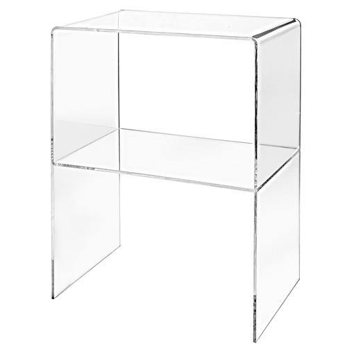 Modern Design Clear Acrylic End Table - MyGift