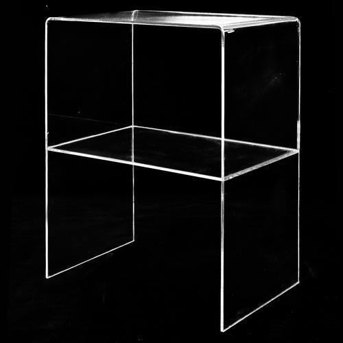 Modern Design Clear Acrylic End Table - MyGift