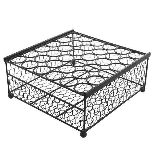 Rustic Black Chicken Wire 36 Eggs Display Tray and Storage Basket - MyGift