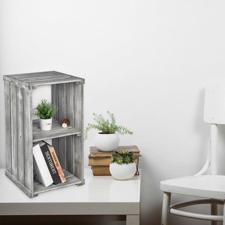 iDesign Dakota White 2-Tier Organizer