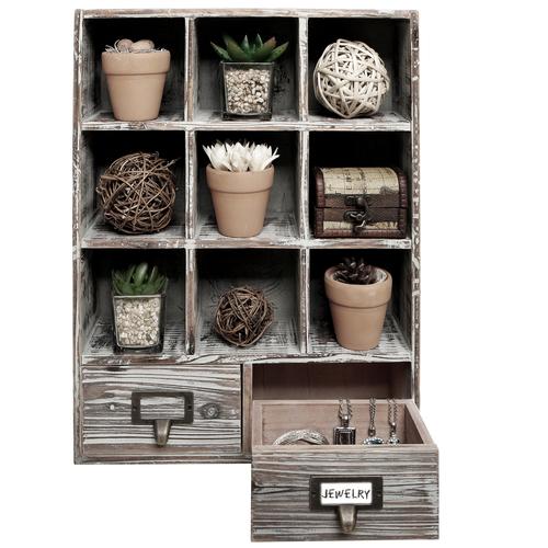 Rustic Wall Mounted Cubby Storage