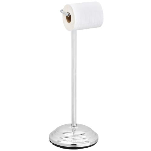 Freestanding Chrome-Plated Toilet Paper Holder-MyGift